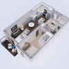 Floor plan: Douglas B2