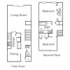 Floor plan: 2 Bedroom