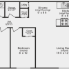 Floor plan: Two Bedroom Apartment