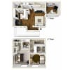 Floor plan: 2x1.5_1260