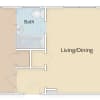 Floor plan: One Bedroom