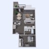 Floor plan: A1 - 510 sq ft.