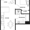 Floor plan: A2 One Bed
