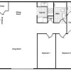 Floor plan: Two Bedroom