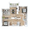 Floor plan: Meadow C1