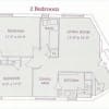 Floor plan: Fall Special! 1/2 Off Second Month's Rent! Updated 2 bedroom apartment in beautiful suburban Beth...