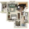 Floor plan: Yerba Buena E1B