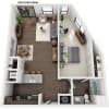 Floor plan: 1-C