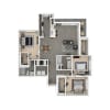Floor plan: C3