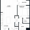 Floor plan: 1 Bed/1 Bath-1k2 ALT