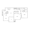 Floor plan: Two Bedroom Two Bath (1260 SF)