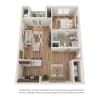 Floor plan: A1-80B
