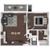 Floor plan: 1a