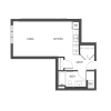 Floor plan: Studio - S1
