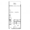 Floor plan: Studio B