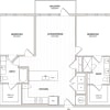 Floor plan: 2 Bed/2 Bath-B2
