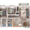 Floor plan: 2 BRM  2BTH