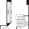 Floor plan: Studio 609