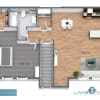 Floor plan: Renovated 1 Bedroom