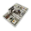 Floor plan: 2B