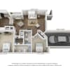Floor plan: The Emerson 2x2