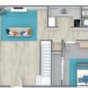 Floor plan: 3x1.5 Townhome