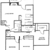 Floor plan: 3 Bed 2 Bath A