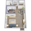 Floor plan: Studio Renovated