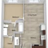 Floor plan: One Bedroom