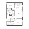 Floor plan: 2x2  - B3