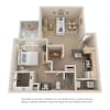 Floor plan: One Bedroom