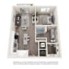 Floor plan: One-Bedroom (A3)