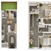 Floor plan: B6 - Townhome