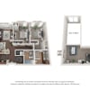 Floor plan: Two Bedroom Loft