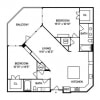 Floor plan: B4 1614
