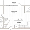 Floor plan: 2 Bed/2 Bath-B3
