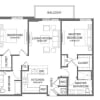 Floor plan: B1D