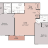 Floor plan: Two Bedroom