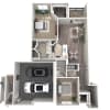 Floor plan: B2D