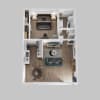 Floor plan: 1 Bed 1 Bath