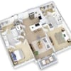 Floor plan: Pistachio