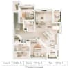 Floor plan: B2U - Attached Garage