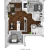 Floor plan: ARCH | 2 BED | E