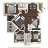 Floor plan: C1