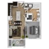 Floor plan: A2-1PF