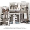 Floor plan: Atlas - 2 Bedrooms  979