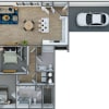 Floor plan: Manor B