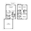 Floor plan: A - 3 Bed/2 Level - 1 Car