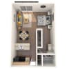 Floor plan: Studio Renovated