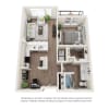 Floor plan: 1x1 Den M